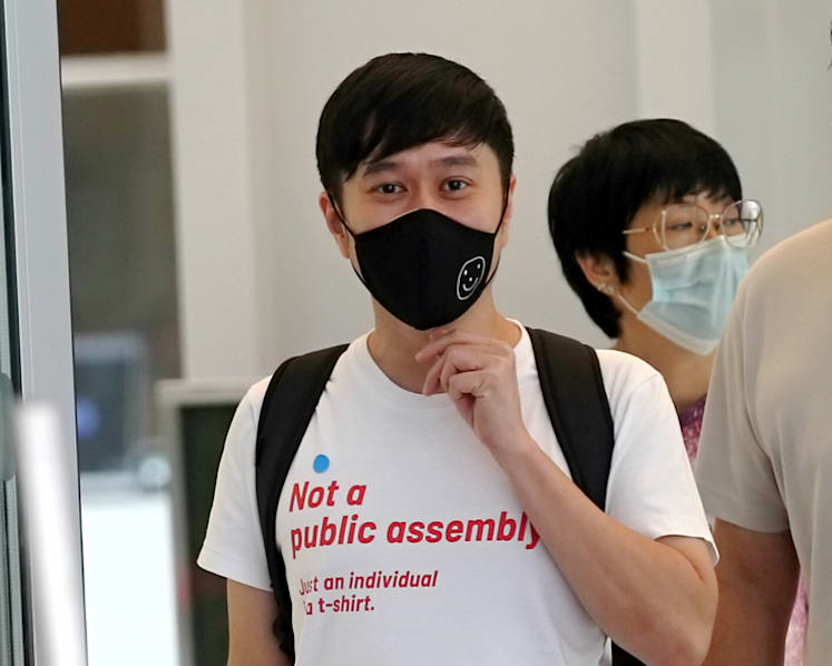 Jolovan Wham convicted of unlawful assembly for holding sign outside former State Courts building