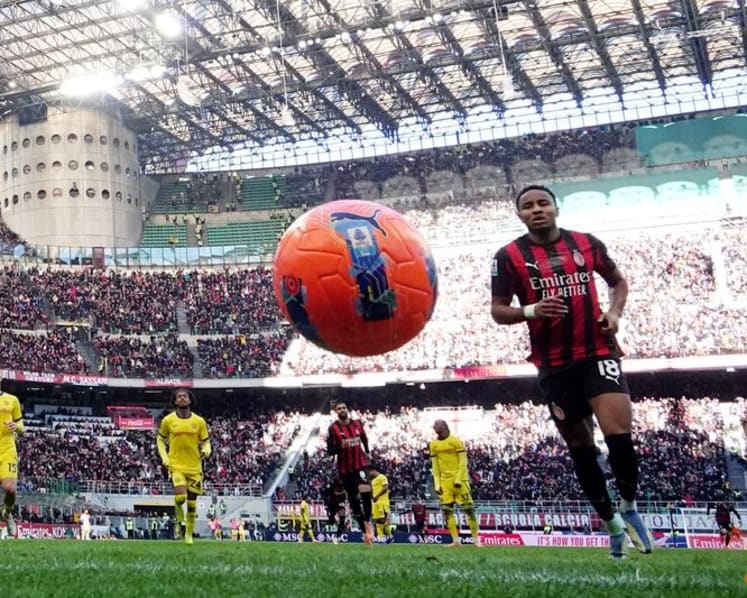 Nkunku double gives Milan 3-0 win over Verona