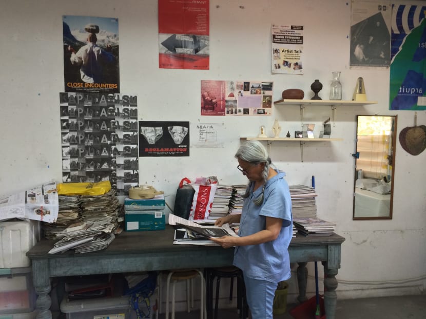 Enter the artist studio