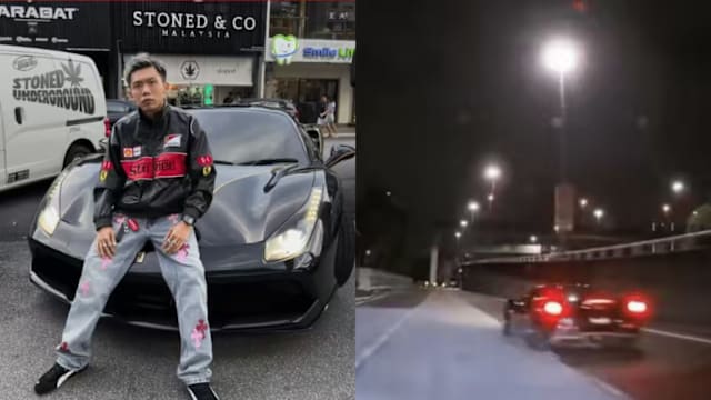 被鸣笛后情绪失控逼停他车 马国法拉利车主遭潮牌公司停职