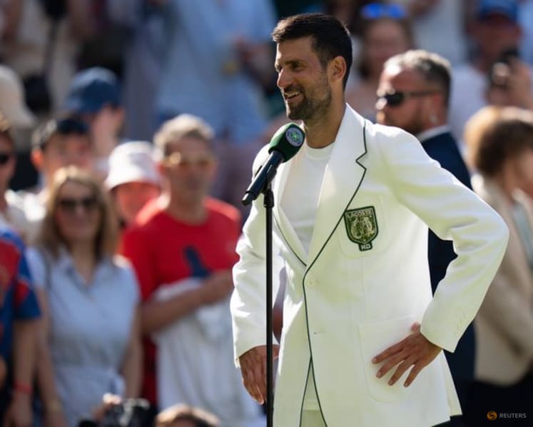 Dashing Djokovic matches Federer with 105th Wimbledon match win