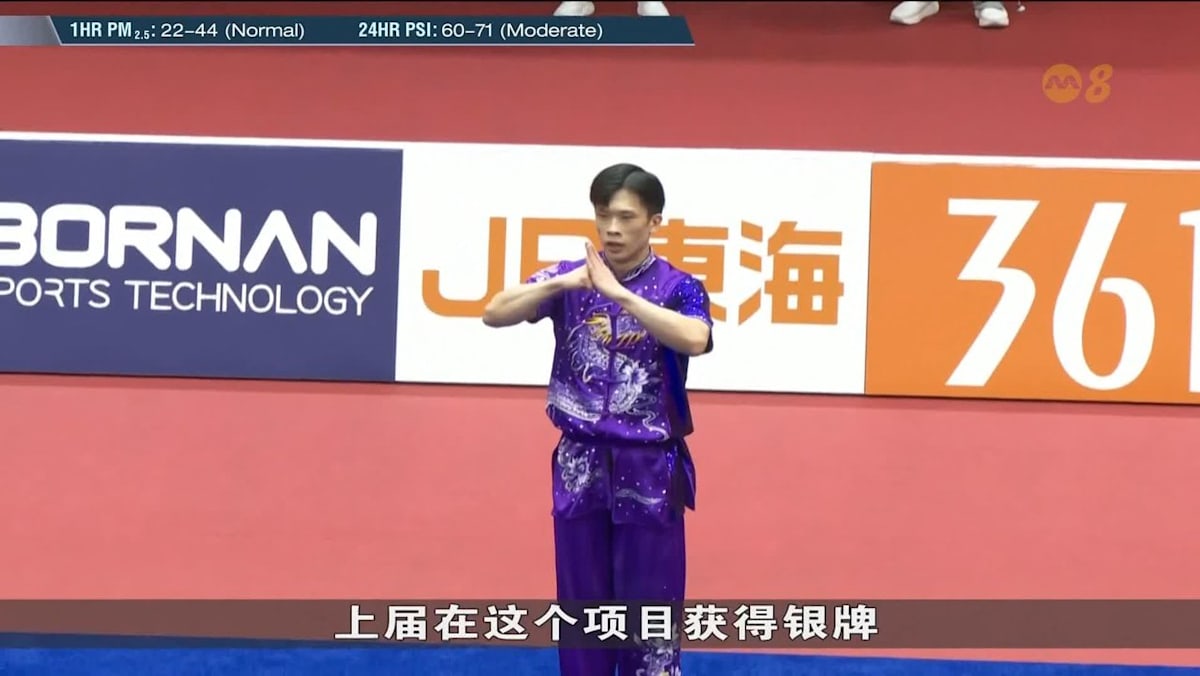 我国武术好手林思韦刀棍术全能赛排名第六 无缘奖牌