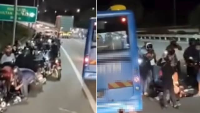 先撞宝马再被摩托车撞上 第二通道马国男骑士车祸亡