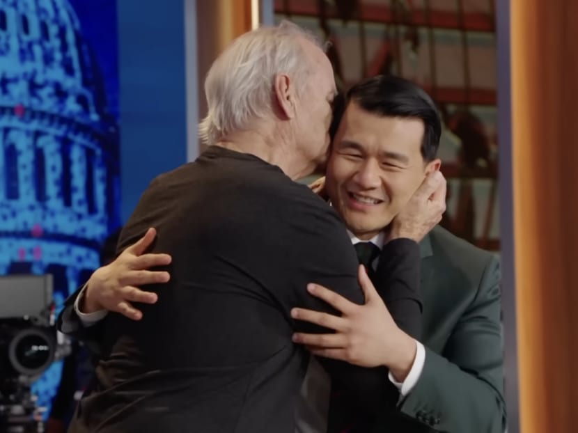 Malaysia-born comedian Ronny Chieng becomes US citizen, is congratulated by Bill Murray