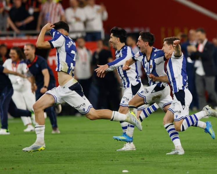 Real Sociedad beat Atletico Madrid 4-3 on penalties to win Copa del Rey