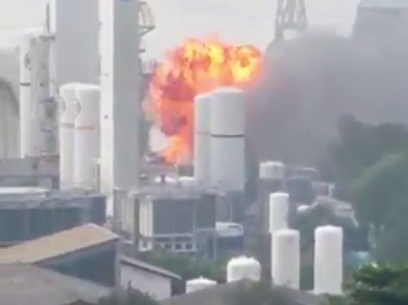 One dead, seven injured after explosions at Jurong factory