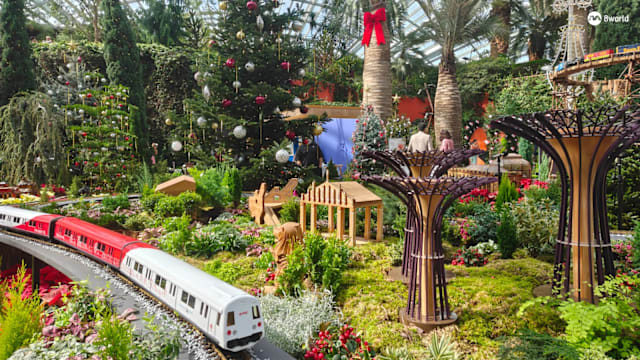 滨海湾花园圣诞列车之旅今起展开  亮点抢先看 ！ 