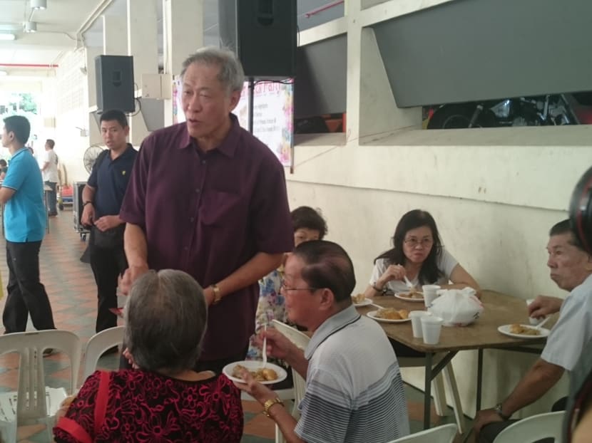 People’s Action Party (PAP) organising secretary Ng Eng Hen at a community event in his Bishan-Toa Payoh constituency. Photo: Kelly Ng