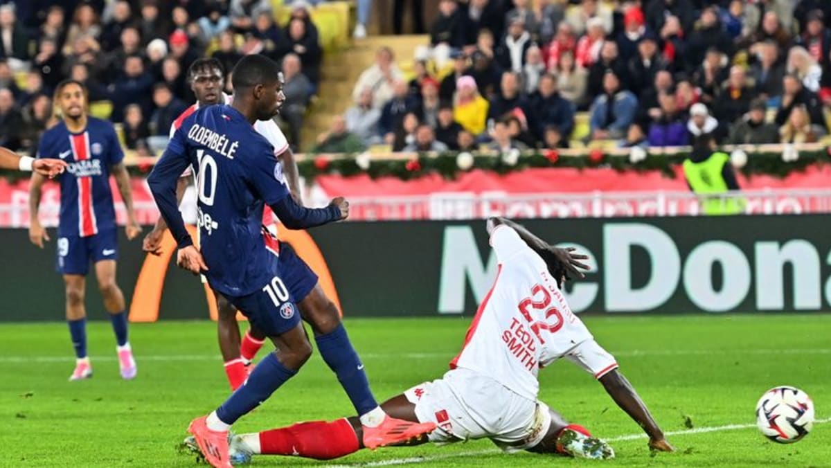 Dembele double helps PSG to 4-2 comeback win over Monaco Dembele double helps PSG to 4-2 comeback win over Monaco