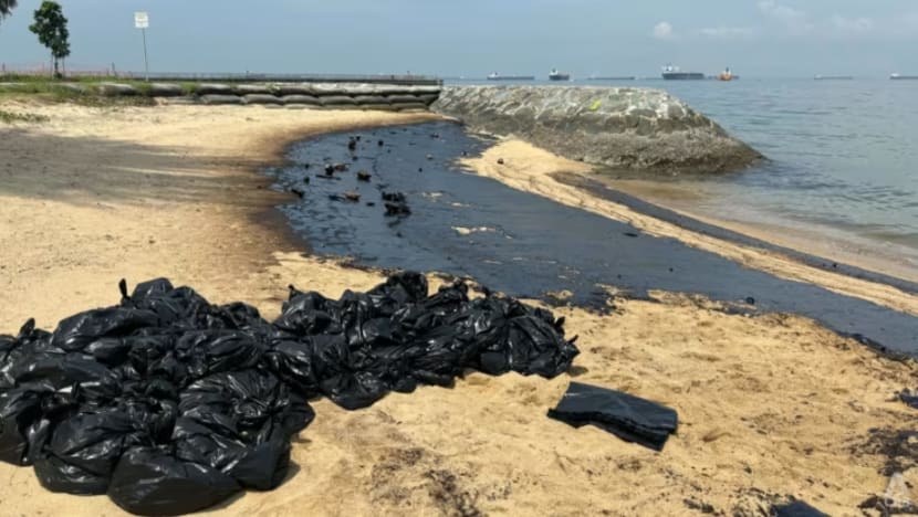 jelasBERITA: Apa yang kita tahu tentang tumpahan minyak yang jejas pantai SG jelasBERITA: Apa yang kita tahu tentang tumpahan minyak yang jejas pantai SG