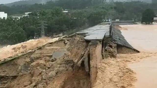广西暴雨成灾 部分地区现50年一遇洪水