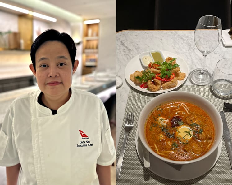 She went from peeling onions to having her own special menu in a Changi Airport first class lounge