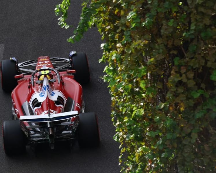 Hamilton hails Ferrari progress after Baku practice one-two
