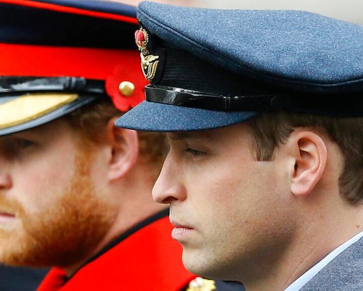 Princes William, Harry won't walk side-by-side at grandfather Prince Philip's funeral