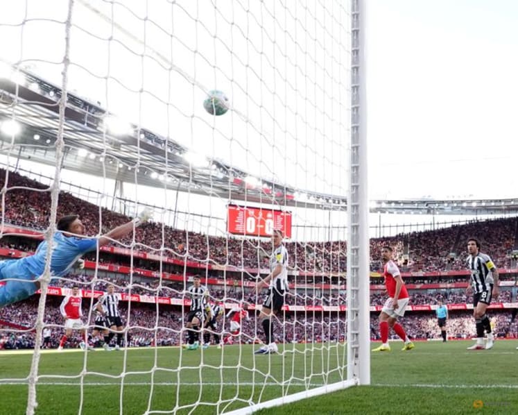 Nervy Arsenal go back to top as Eze seals vital win over Newcastle