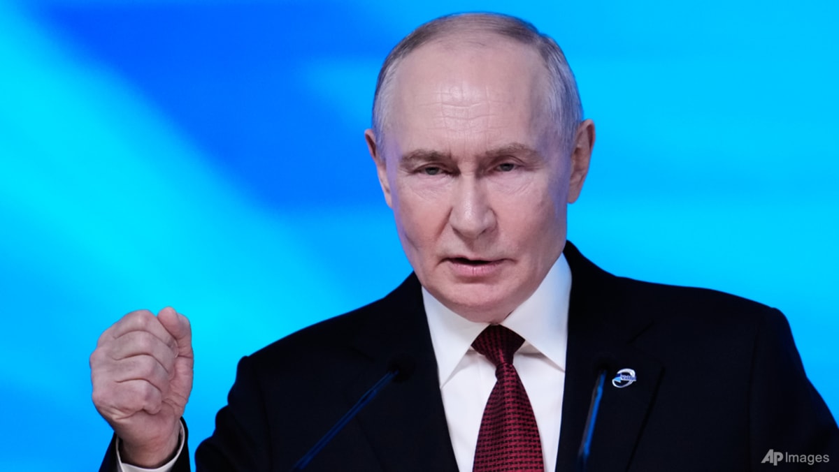 Putin says the world is living through a dangerous moment, warns West not to escalate - CNA