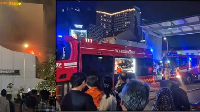 小印度餐馆失火 两人吸入浓烟但拒绝送院