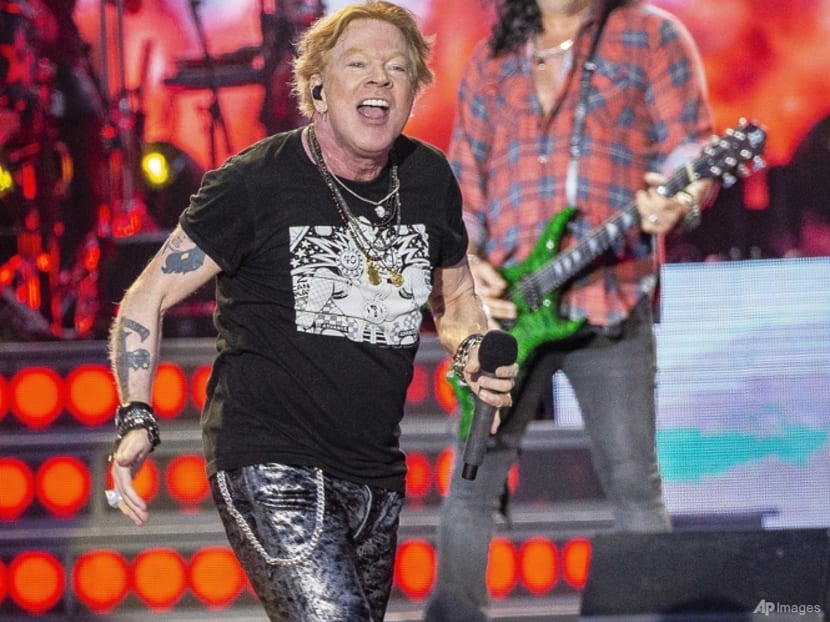 Former Penthouse magazine model sues Axl Rose of Guns N' Roses, saying he raped her in 1989