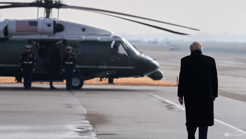 Trump lands in Davos to push Greenland claims