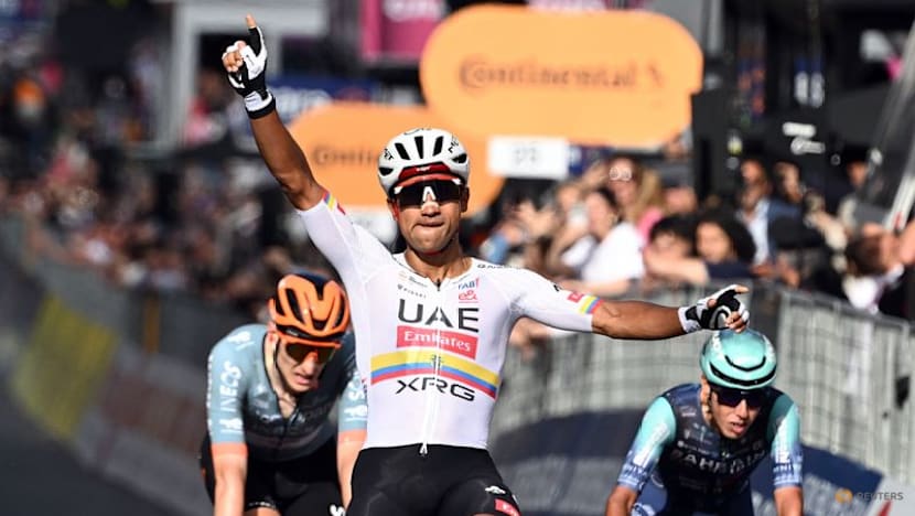 Narvaez powers to Giro stage four win, Ciccone in the pink
