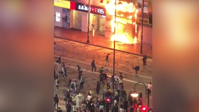 Viral video of shop unit on fire is not bank branch in Hong Kong, says DBS