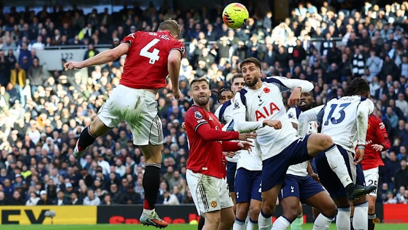 De Ligt's last-gasp equaliser snatches dramatic draw for Man United at Spurs