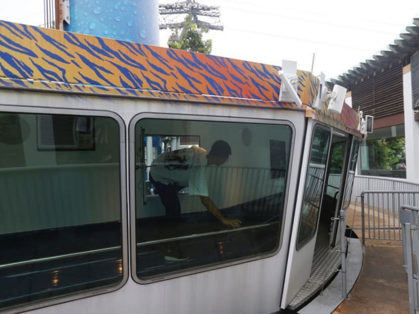 Sky Tower Pte Ltd director said the priority was to evacuate the guests by the safest means possible when the ride had began malfunctioning on Saturday evening (Aug 12). Photo: Najeer Yusof/TODAY