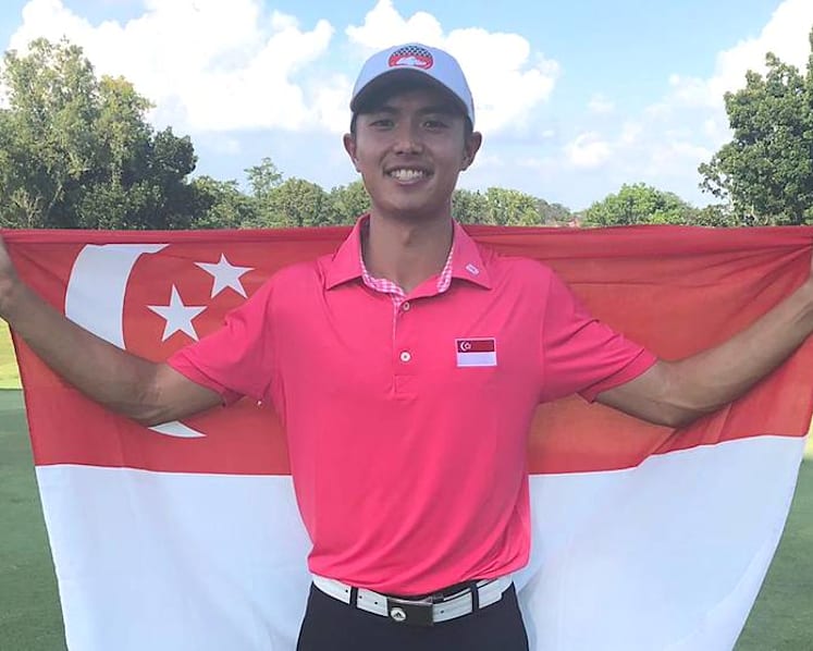 SEA Games: Historic gold for Singapore golfer James Leow