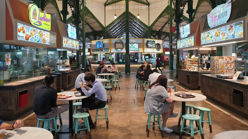 5-person limit for diners: Business still sluggish at hawker centres in CBD despite Covid-19 rule change