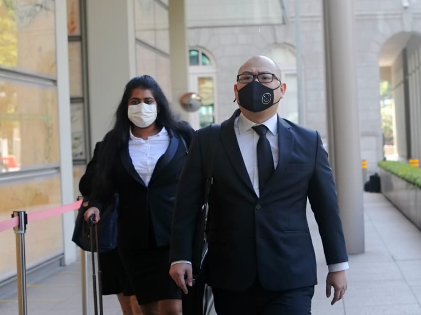 TOC chief editor Terry Xu outside the Supreme Court on Nov 30, 2020, the first day of his libel trial.