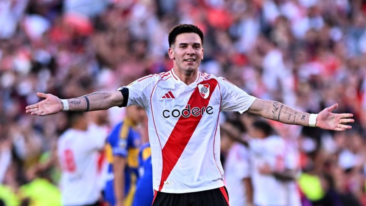 Geography exam on hold as River's Mastantuono nets stunner