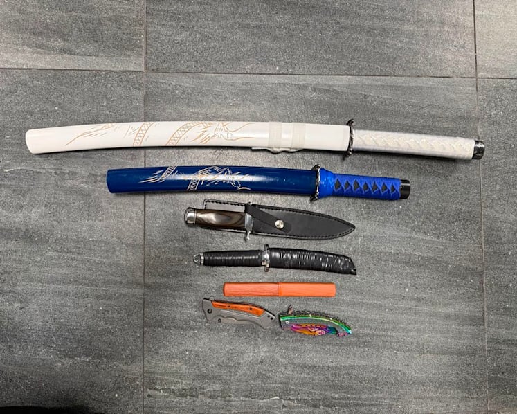 81 arrested in islandwide drug bust; katanas, knuckledusters found in Punggol flat