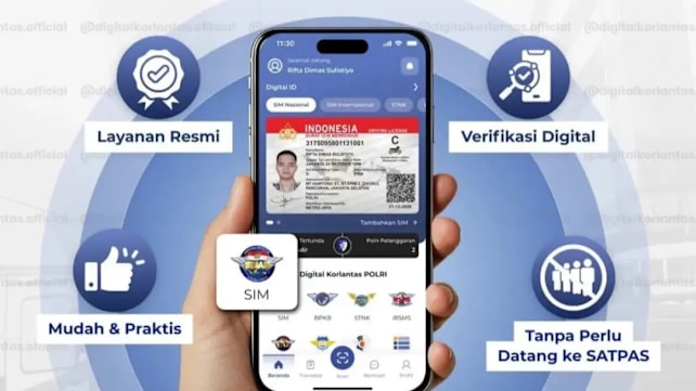 Ingin bikin SIM Digital? Ini cara mengaktifkannya, praktis dan cepat
