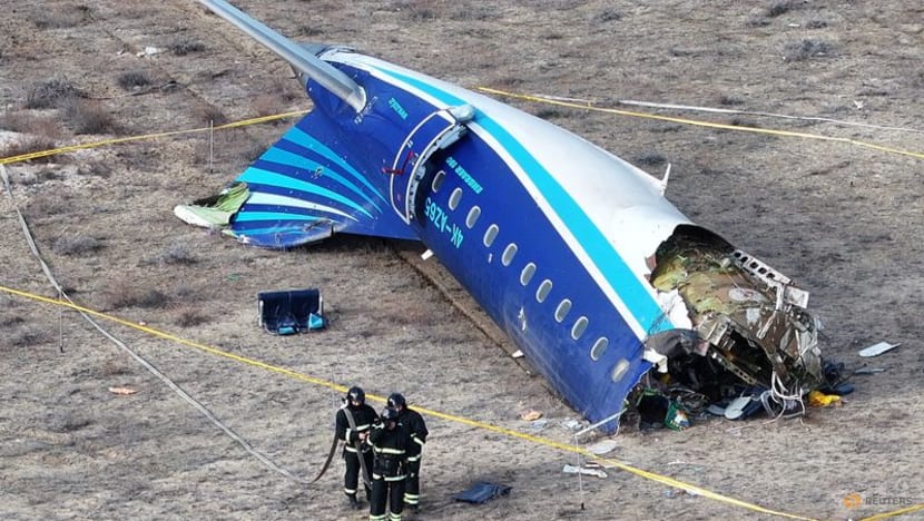 Putin apologises to Azerbaijan president over 'tragic' plane crash in Russian airspace