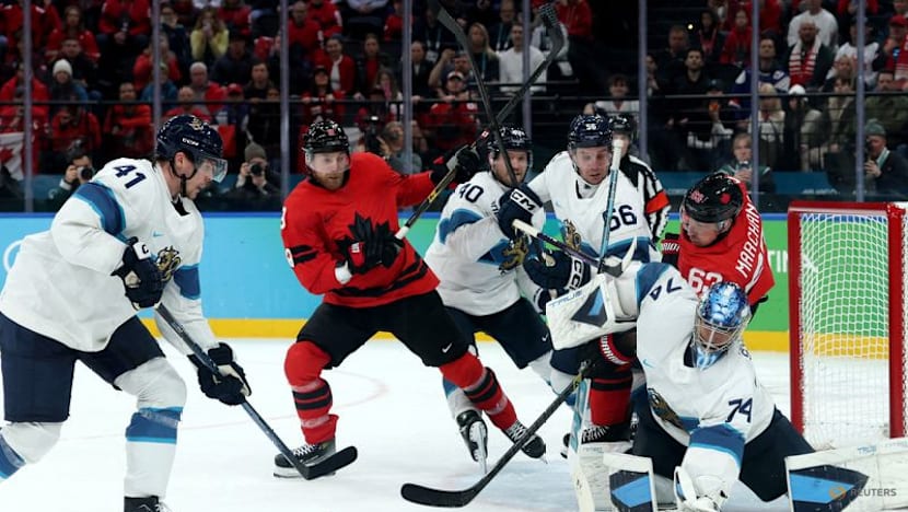 Ice hockey-Finns left feeling empty after falling short against Canada in men's semis