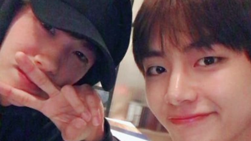 BTS′ V and ZE:A′s Park Hyung Sik Show Their Close Friendship
