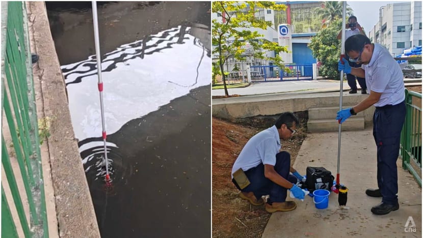Oil along Singapore's coasts? How NEA officers dip into drains and canals to trace sources of pollution Oil along Singapore's coasts? How NEA officers dip into drains and canals to trace sources of pollution