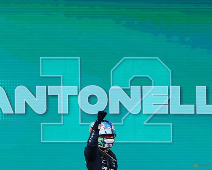Antonelli wins US Grand Prix but must wait for title