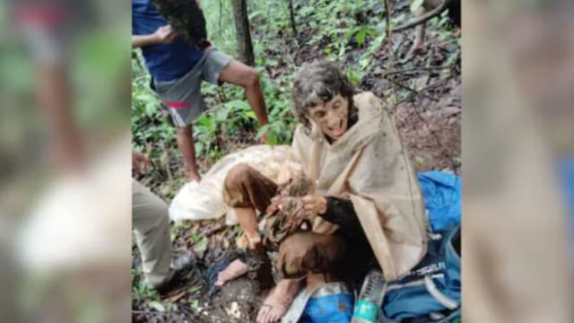 称遭前夫铁链栓树困森林 警证实美国女子自导自演