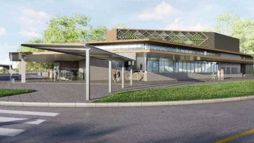 Kerja binaan bagi stesen MRT Jurong Lake District mula Q4 2024 Kerja binaan bagi stesen MRT Jurong Lake District mula Q4 2024