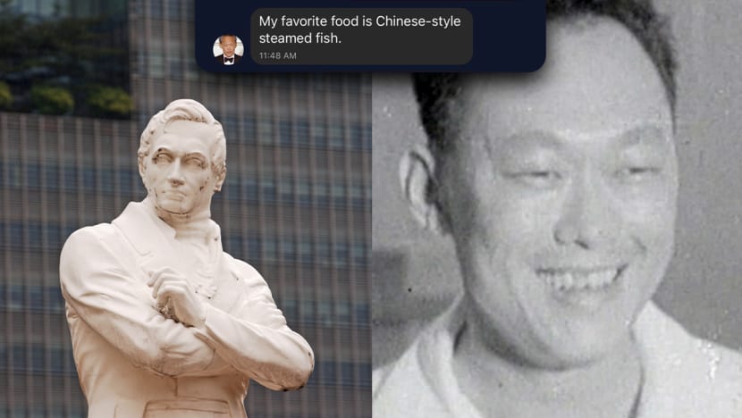 #trending: Using an AI tool, TODAY 'chatted' to Lee Kuan Yew and Stamford Raffles. Here’s what happened