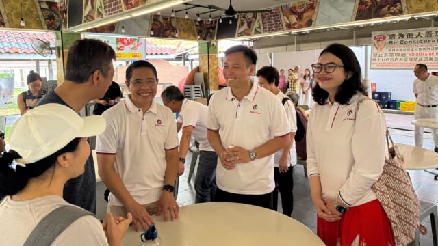 吴培铭何礼娜走访东海岸 唐振辉：选民应从国家层面考量领导团队