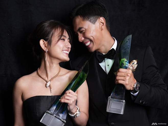 First-time Star Award winner Nick Teo admits voting for himself, is happier to see wife Hong Ling win