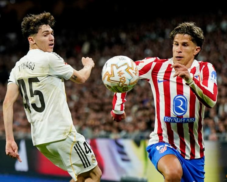 Vinicius strikes twice as Real Madrid edge Atletico 3-2 in pulsating derby