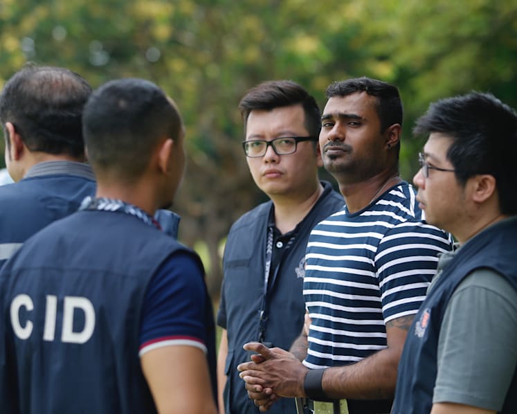 7 men nabbed over Serangoon slashing incident, divers search for weapon in reservoir
