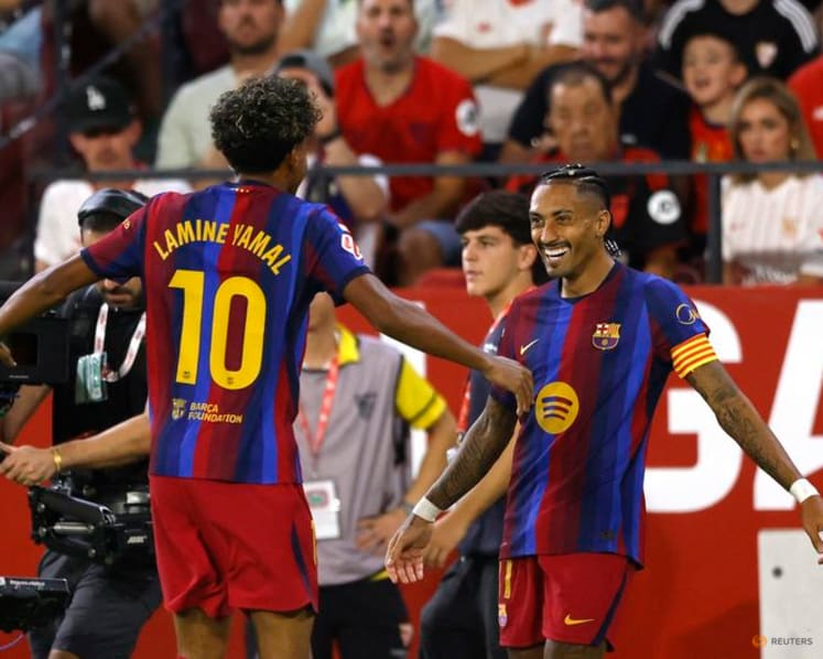 Raphinha hat-trick maintains Barcelona’s perfect LaLiga start