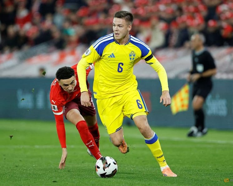 Sweden's injured Holm misses World Cup, Johansson called up