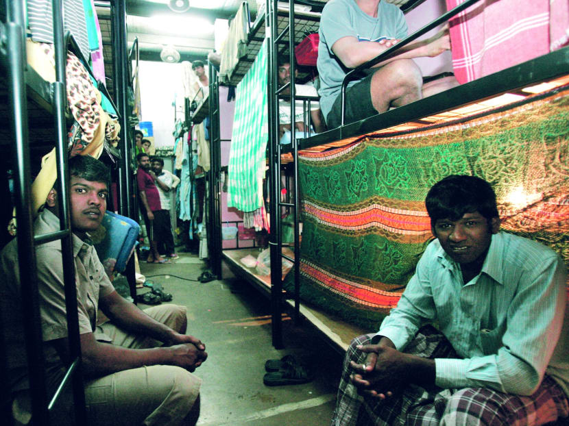 A file photo of a foreign worker dormitory at Tuas Techpark. Photo: Wee Teck Hian