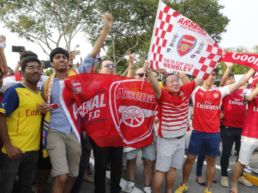 Arsenal, Everton land in S’pore
