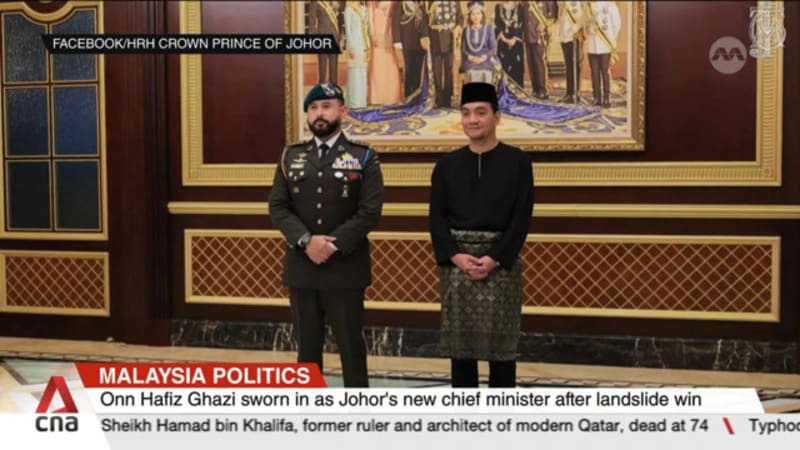 Onn Hafiz retains Johor chief minister post after Barisan Nasional's landslide win